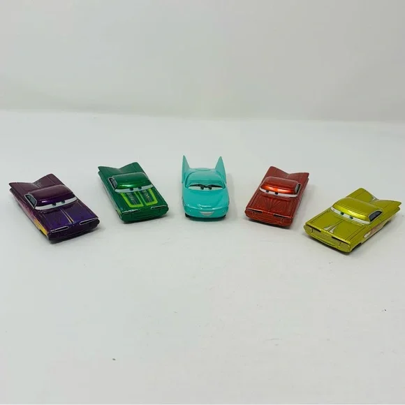 Disney Pixar Cars Colorful Die-Cast Set of Five